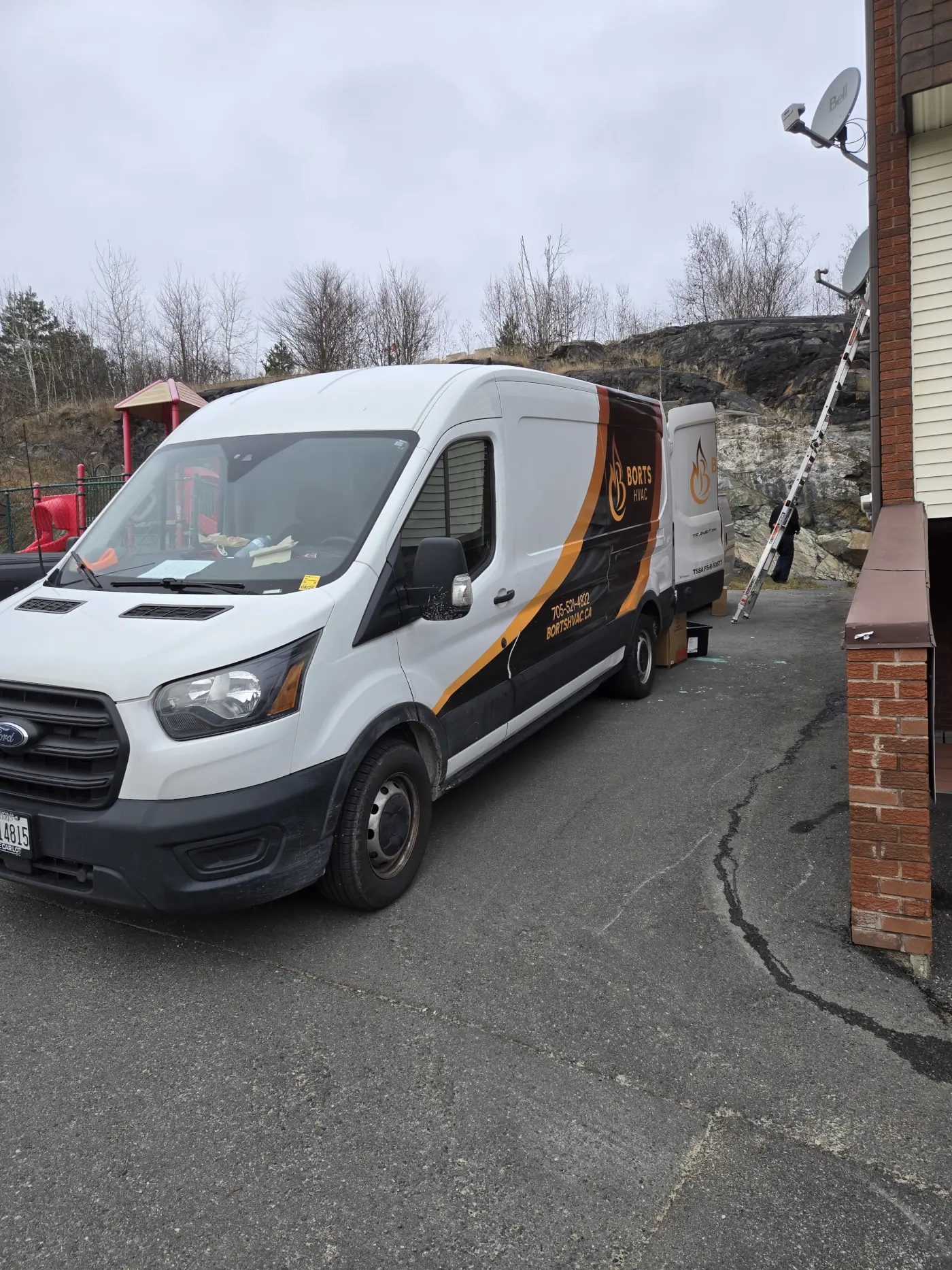 Borts-HVAC work van