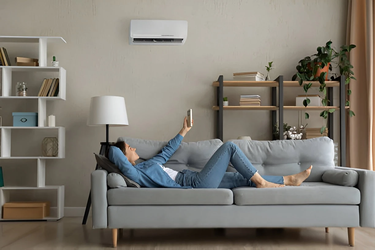 Commercial HVAC service project