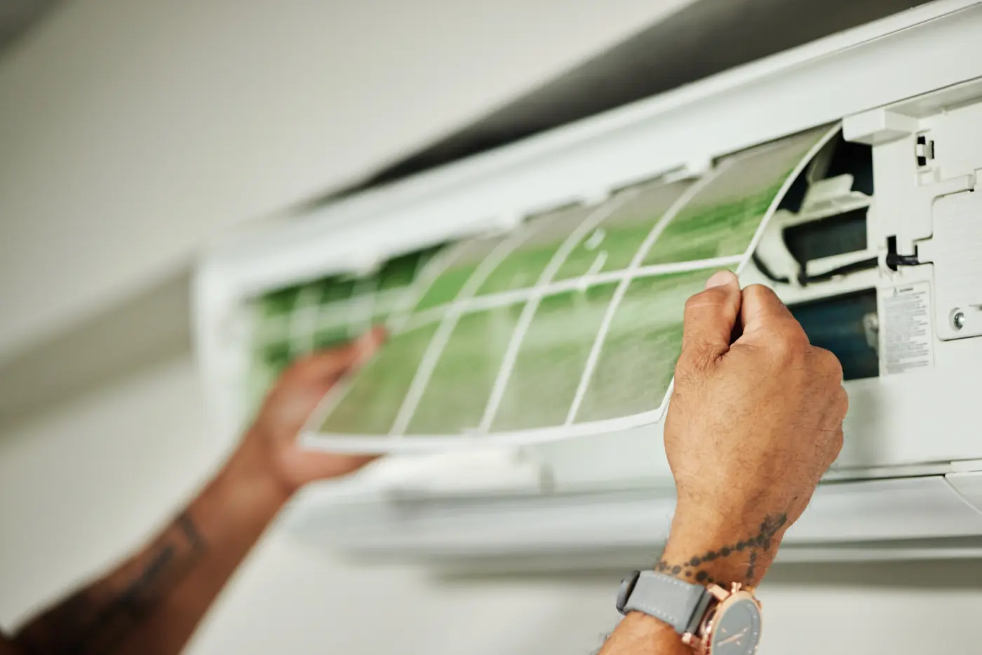 air filter cleaning and replacement