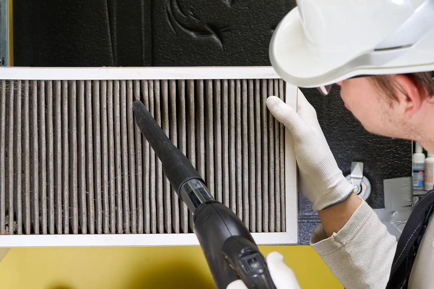 furnace air filter cleaning