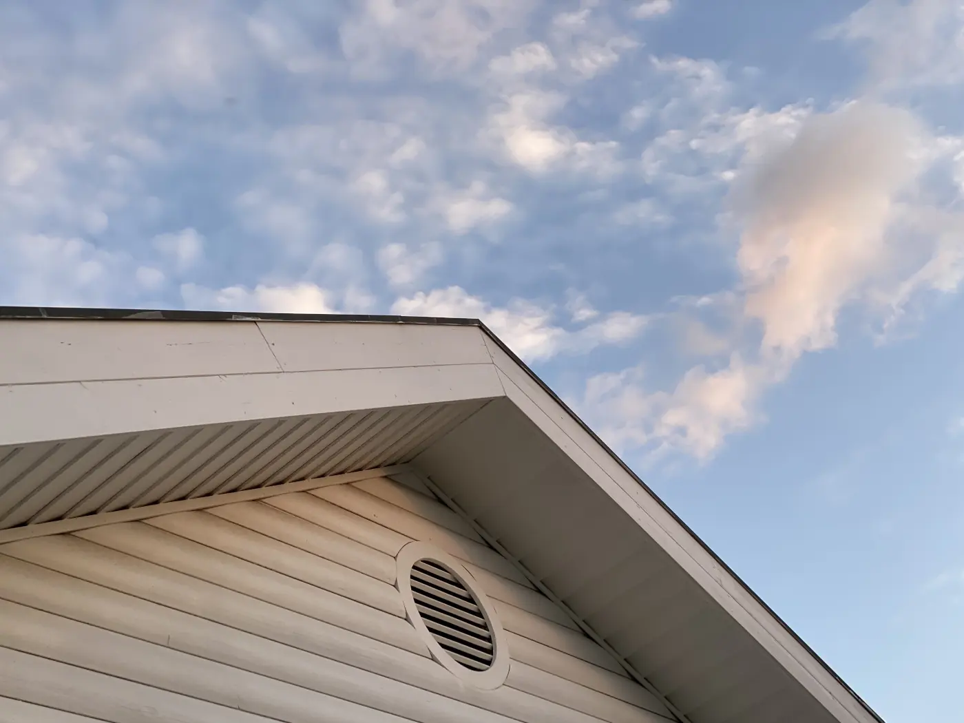 cloudy day + attic