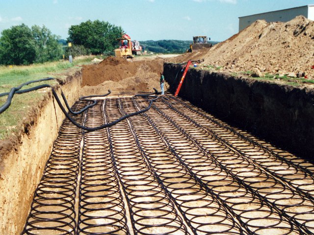 geothermal installation